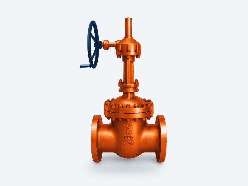 Wedge gate valve